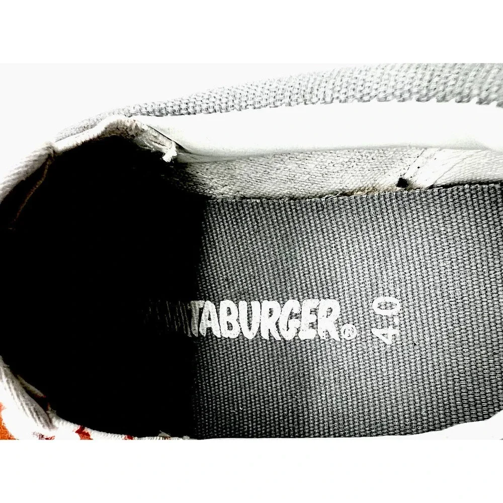 Whataburger Sneakers Slip On Shoes Novelty Texas Fast Food Hamburger women Sz‎ 4